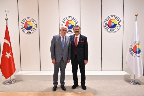 Malkara Ti̇caret Borsası Yöneti̇mi̇nden Tobb Başkanı M. Ri̇fat Hi̇sarcıklıoğlu’na Zi̇yaret
