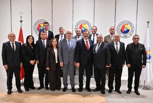 Malkara Ti̇caret Borsası Yöneti̇mi̇nden Tobb Başkanı M. Ri̇fat Hi̇sarcıklıoğlu’na Zi̇yaret