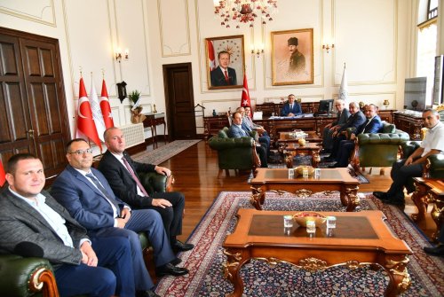 Teki̇rdağ Vali̇si̇ Recep Soytürk'E Zi̇yaret